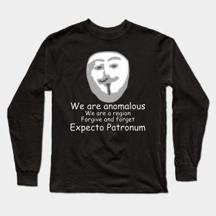 Anomalous - Scuffed Anonymous/Guy Fawkes Long Sleeve T-Shirt